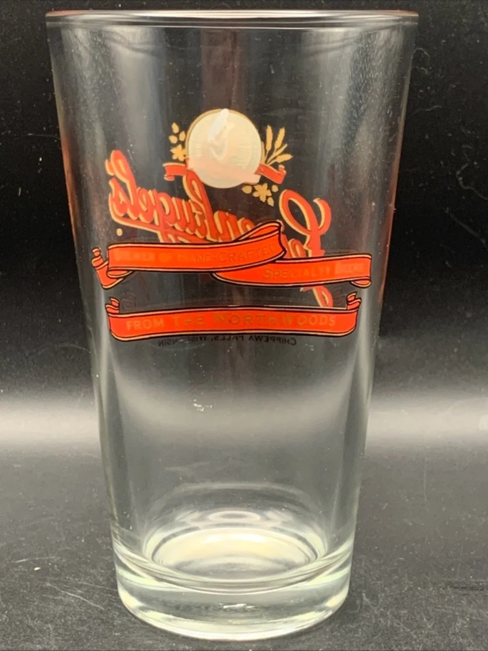 Pre Owned Jacob Leinenkugel Brewing Pint Beer Glass Chippewa Falls Wisconsin